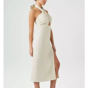 Forever 21 slit linen dress